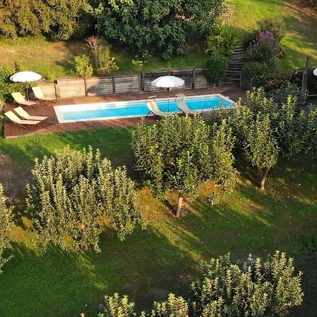 Mezzaluna Private Pool,ac,wifi,5km From Alba Biglini