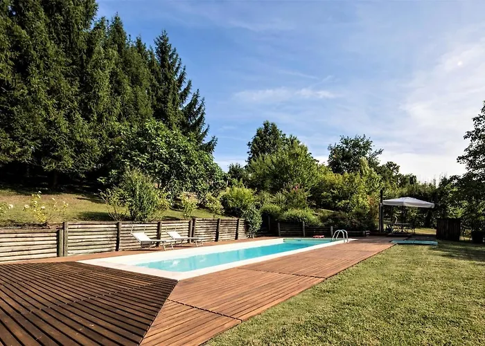 別荘 Mezzaluna Private Pool,ac,wifi,5km From Alba Biglini